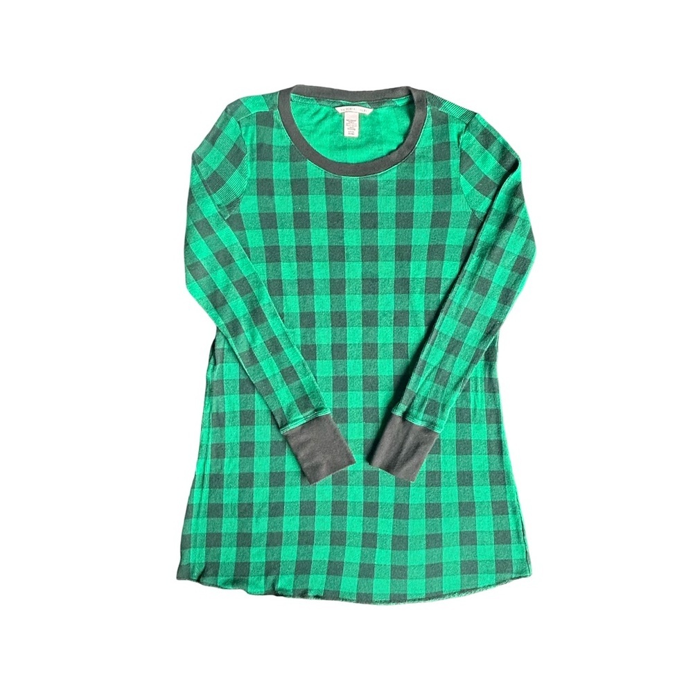 Victoria's Secret Plaid green and black holiday Pj Dress
